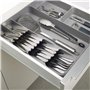 Joseph Joseph - Range Couvert pour Tiroir Compact, Organisateur de Tiroir, Blanc/Vert, 38,5 x 39,5 x 5,5 cm