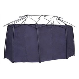Hespéride - Rideaux pour tonnelle Maldives Ardoise (8 Rideaux)