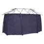 Hespéride - Rideaux pour tonnelle Maldives Ardoise (8 Rideaux)