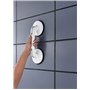 RIDDER Assistant A0243301 poignée d'aspiration de Voyage avec 2 ventouses Premium 33 cm Blanc