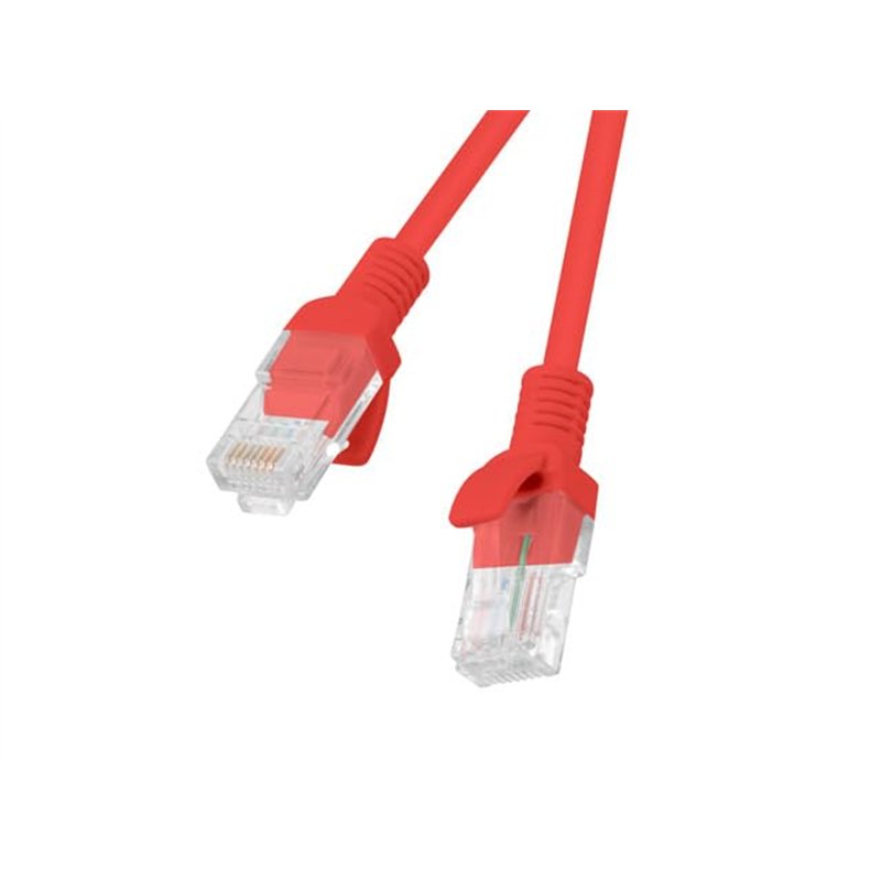 Image secondaire de Lanberg PCU6-10CC-0500-R câble de réseau Rouge 5 m Cat6 U/UTP (UTP)