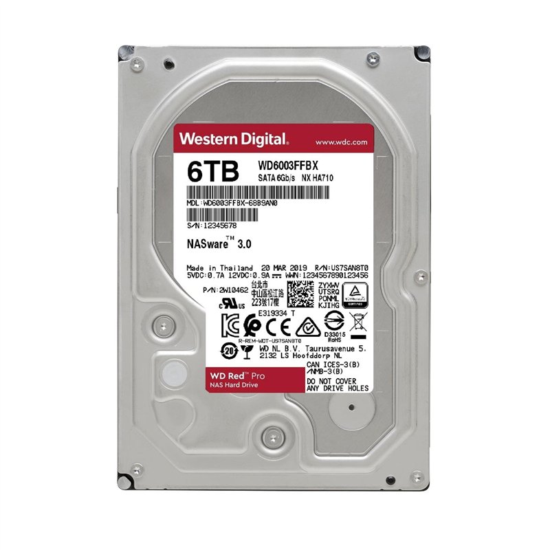Image secondaire de WD Red Pro 6 To Disque dur Interne 3.5