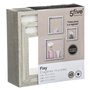 5 five simply smart 3 Petites étagères murales Cube Effet chêne Gris Fixy