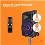 Fenton FT12LED Enceinte Sono Portable LEDs Bluetooth avec Batterie Intégrée - 700 Watts, Modes Lumineux, 12 Pouces, Télécommande