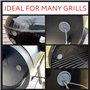 Impresa Products 2 paquets de thermomètre et de sonde pour grils - Compatible avec les cuisinières Weber Smokey Mountain et plus