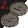 Impresa Products 2 paquets de thermomètre et de sonde pour grils - Compatible avec les cuisinières Weber Smokey Mountain et plus