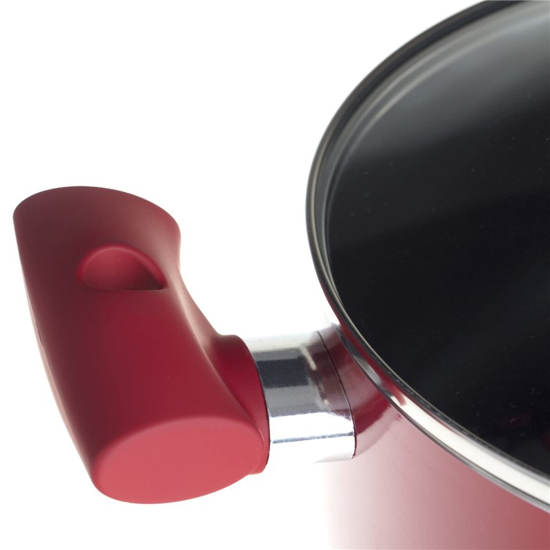 Image secondaire de Faitout induction - 28 cm - Aluminium - Rouge