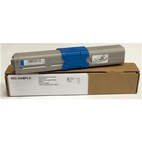 Toner OKI 44469724 pour C510 C530 MC561 C511 C531 MC562 n dn dnw - Cyan - 5.000 Pages - Régénéré Made in Italy