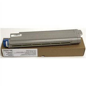 Toner OKI 44036023 pour C910 C920WT - Cyan - 15.000 Pages - Régénéré Made in Italy