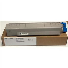 Toner OKI 43487712 pour C8600 C8800 - Noir - 6.000 Pages - Régénéré Made in Italy