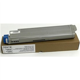 Toner OKI 43837129 pour C9655 C9655 C 9655 n dn cdtn - Jaune - 22.000 Pages - Régénéré Made in Italy