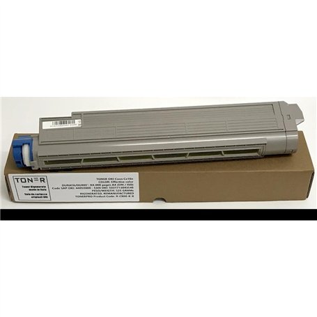Toner OKI 44036028 pour ES9410 ES9420WT 9410 - Noir - 15.000 Pages - Régénéré Made in Italy