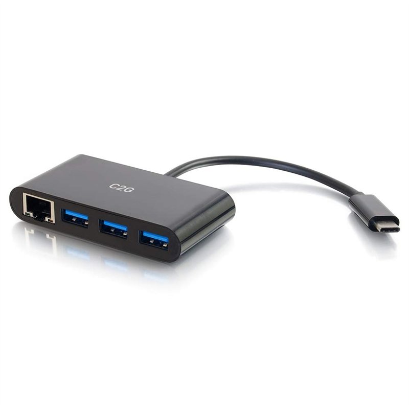 C2G 82406 hub & concentrateur USB 3.0 (3.1 Gen 1) Type-C 5000 Mbit/s Noir - Hubs & concentrateurs (USB 3.0 (3.1 Gen 1) Type-C, R