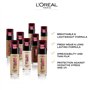 L'Oréal Paris - Fond de Teint Fluide Infaillible 24h Fresh Wear - Tous Types de Peaux - Teinte : Ambre doré (290) - 30 ml