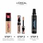 L'Oréal Paris - Fond de Teint Fluide Infaillible 24h Fresh Wear - Tous Types de Peaux - Teinte : Ambre doré (290) - 30 ml
