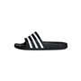adidas Mixte Adilette Aqua Slides, Core Black / Cloud White / Core Black, 40.5 EU