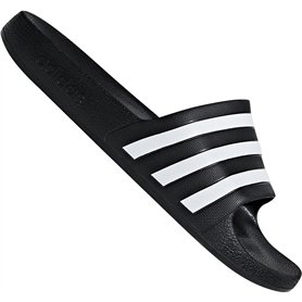 adidas Mixte Adilette Aqua Slides, Core Black / Cloud White / Core Black, 37 EU