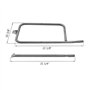 onlyfire Tube Brûleur en Acier Inoxydable Convient pour Weber Q300/Q3000 Série Gas Grill (Pièces de Rechange de 60036/80387/6503