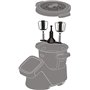 Moulinex XF389010 Kit Pâtisserie pour Robot Cuisine Companion 6 Accessoires Fouet Moules à Manqué et à Muffins Set de Poches à D