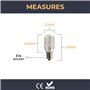La Canilla ® - Ampoule à Incandescence de machine à coudre Brother, Singer, Janome E14 15W 220V