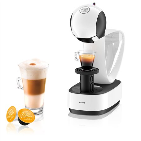 Krups Nescafé Dolce Gusto Machine à café capsules, Pression 15 bars, Multi-boissons froides ou chaudes, Grand Réservoir amovible