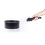Sitram 712382, Batterie de cuisine 7 pièces : 3 casseroles + 3 poêles + 1 poignée amovible - Aluminium pressé - Tous feux dont i