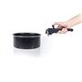Sitram 712382, Batterie de cuisine 7 pièces : 3 casseroles + 3 poêles + 1 poignée amovible - Aluminium pressé - Tous feux dont i