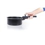 Sitram 712382, Batterie de cuisine 7 pièces : 3 casseroles + 3 poêles + 1 poignée amovible - Aluminium pressé - Tous feux dont i
