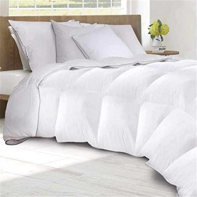 Image secondaire de IDMarket - Couette 220x240 CM AELA en Plume d'oie Anti acarien 500 GR + 2 oreillers