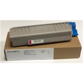 Toner OKI 46507506 pour C612 C612n C612dn C 612 n dn - Magenta - 6.000 Pages - Régénéré Made in Italy