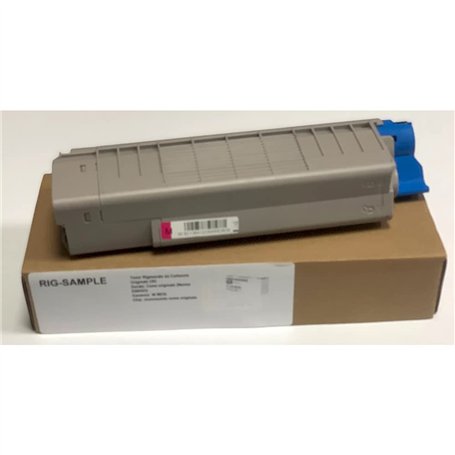Toner OKI 46507506 pour C612 C612n C612dn C 612 n dn - Magenta - 6.000 Pages - Régénéré Made in Italy