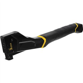 Stanley Fmht81394-9 Marteau Agrafeur Haute Capacite Gamme FatMax + 1000 Agrafes Type G 10 Mm - Résistant Et Léger - Surmoulage D