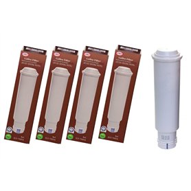 Human-Wellness Lot de 5 cartouches filtrantes compatibles avec les machines à café Pro Aqua Melitta 192830