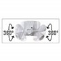 RIBIMEX PRSPOTSOL5X2 Projecteur LED 2 x 5W solaire