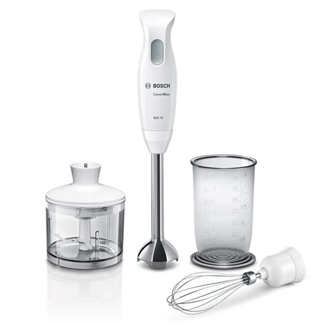 Bosch MSM2610B CleverMixx Mixeur à main à 4 lames Noir/gris 600 W blanc