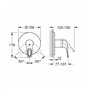 GROHE 24048003 Mitigeur douche encastré, Chrome
