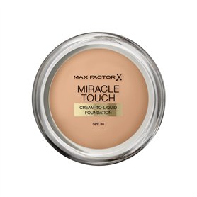 Max Factor - Miracle Touch Fond de teint - nouvelle formule améliorée, FPS 30 et acide hyaluronique, Sand 60 - 11,5 g