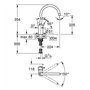 Grohe 32662003 Mitigeur Monocommande Evier, Chromé, Concet to (Import Allemagne)