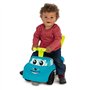 Smoby - Porteur Auto Bleu - Fonction Trotteur - pour Enfant Dès 10 Mois - Coffre à Jouets - 720525