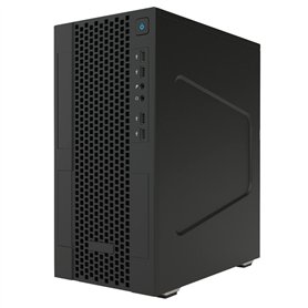 Itek SMALLCOM-P Boîtier Mini Tour mATX, USB3, 2XUSB2, Type-C, Mesh, Noir