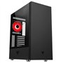 Boîtier Moyen Tour ATX Vertibra S210 RGB avec Panneau Vitré, Noir