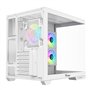 Itek Case Dark Cave DS - Tour de Jeu, ATX, Ventilateur ARGB 3x12 cm, 2xUSB3, Type-C, Verre Temp sur Panneau latéral et Avant, Wh