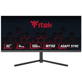 Itek moniteur GGF - 30" plat, 2560 x 1080 WFHD UltraWide, panneau VA 100 Hz, réponse OD 4 ms, 2 connexions HDMI et DP, haut-parl