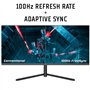 Itek moniteur GGF - 30" plat, 2560 x 1080 WFHD UltraWide, panneau VA 100 Hz, réponse OD 4 ms, 2 connexions HDMI et DP, haut-parl