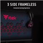 Itek Moniteur GGF - 24,5" Plat, 1920x1080 FHD, Panneau VA 260 Hz, Réponse 1 ms, Connexions HDMI et DP, HDR, RVB, Adaptive Sync