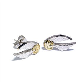 Harry Potter Vif D'or Femme Set de boucles d'oreilles couleur argent Alliage Zinc