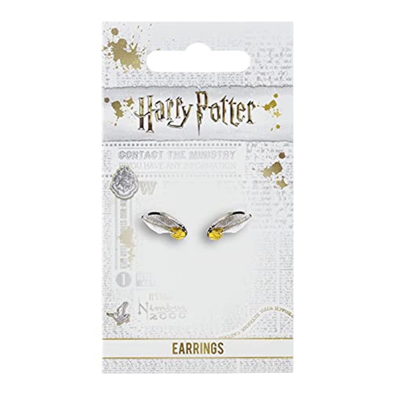 Image secondaire de Harry Potter Vif D'or Femme Set de boucles d'oreilles couleur argent Alliage Zinc