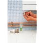 GEB Résine d'étanchéité tous fluides spécial eau potable. Sans filasse - Pour raccords métalliques à visser - Tube 20 ml