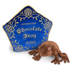 The Noble Collection Chocolate Frog Plush & Pillow by Officially Licensed 14in (36cm) Harry Potter Toy Dolls Chocolate Frog Plus