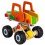 Simba Eichhorn - Pelleteuse 6 en 1 - Jeu de Construction Bois - 140 Pièces - Dès 5 Ans - Bois de Hêtre Labellisé FSC - 100039057